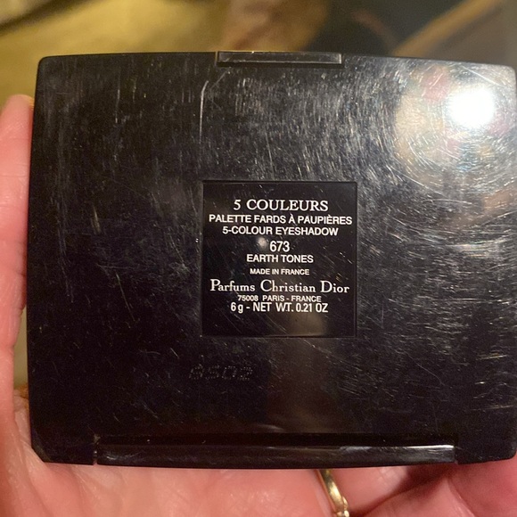 Dior 5 Color Eye Shadow Palette *RARE* # 673 Earth Tones. 4 Shadows, Swatched - Picture 6 of 7